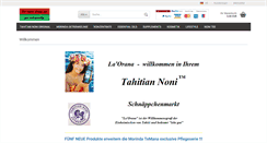Desktop Screenshot of ihr-noni-shop.de